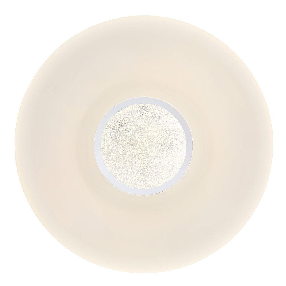 Globo SULLY Plafondlamp LED Wit, 1-licht, Afstandsbediening, Kleurwisselaar