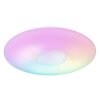 Globo SULLY Plafondlamp LED Wit, 1-licht, Afstandsbediening, Kleurwisselaar