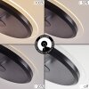 Wonsbek Staande lamp LED Zwart, 2-lichts