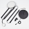 Wonsbek Staande lamp LED Zwart, 2-lichts