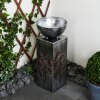 Parikia Solarlamp LED Koperkleurig, Zwart, Zilver, 1-licht