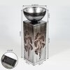 Parikia Solarlamp LED Koperkleurig, Zwart, Zilver, 1-licht