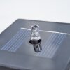 Gressela Solarlamp LED Zwart, Wit, 1-licht, Kleurwisselaar