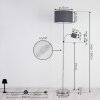 Jobsbo Staande lamp Nikkel mat, 2-lichts