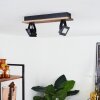 Giresta Plafondlamp LED Bruin, Zwart, 2-lichts