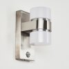 Tiarp Buiten muurverlichting LED Nikkel mat, 2-lichts, Bewegingsmelder