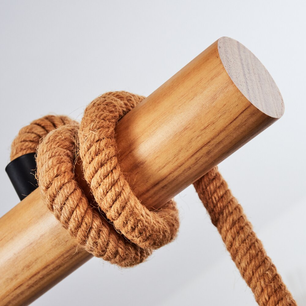 Vitlanda Hanglamp Bruin, Hout licht, Zwart, 4-lichts