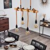 Vitlanda Hanglamp Bruin, Hout licht, Zwart, 4-lichts