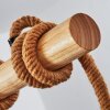 Vitlanda Hanglamp Bruin, Hout licht, Zwart, 6-lichts