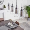 Crucible Hanglamp Grijs, Zwart, 4-lichts