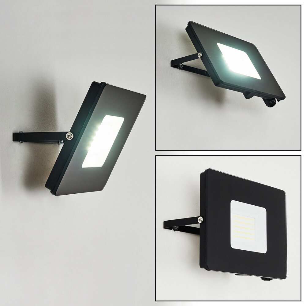Krokane Buiten muurverlichting LED Zwart, Wit, 1-licht main product photo