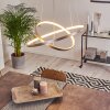 Canisteo Hanglamp LED Zilver, 2-lichts, Afstandsbediening, Kleurwisselaar