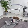 Canisteo Hanglamp LED Zilver, 2-lichts, Afstandsbediening, Kleurwisselaar