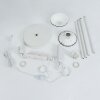 Lomas Staande lamp Wit, 2-lichts