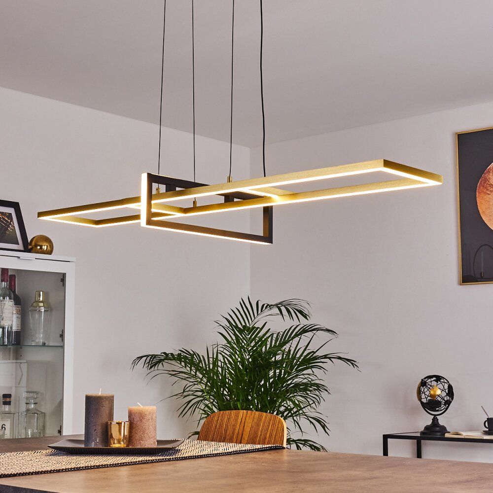 Omega Hanglamp LED Zwart, 1-licht