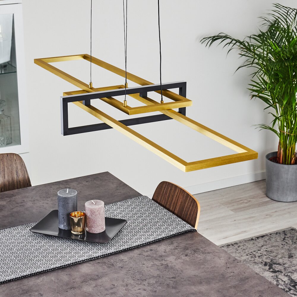 Omega Hanglamp LED Zwart, 1-licht