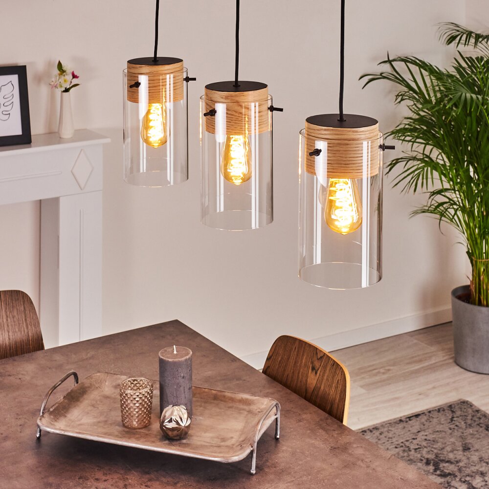 Sarteano Hanglamp Zwart, 3-lichts main product photo