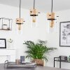 Sarteano Hanglamp Zwart, 3-lichts