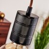 Ajaccio Hanglamp Hout donker, Zwart, 4-lichts