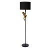 Lucide CHIMP Staande lamp Goud, Zwart, 1-licht