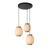 Lucide GOSSE Hanglamp Zwart, 3-lichts