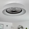 Moli plafondventilator LED Grijs, Wit, 1-licht, Afstandsbediening