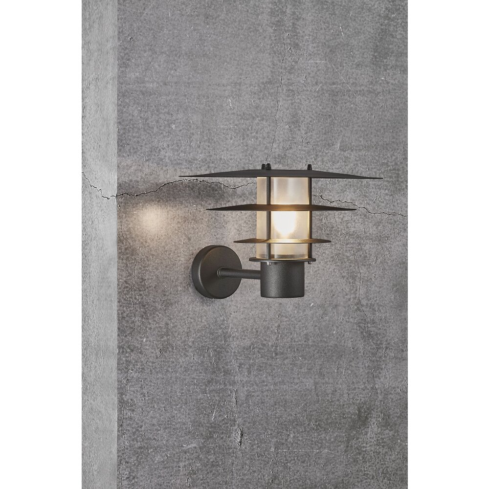Nordlux BASTIA Buiten muurverlichting Zwart, 1-licht main product photo