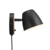 Nordlux THEO Muurlamp Hout licht, Zwart, 1-licht