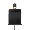 Nordlux ROOMI Muurlamp Zwart, 1-licht