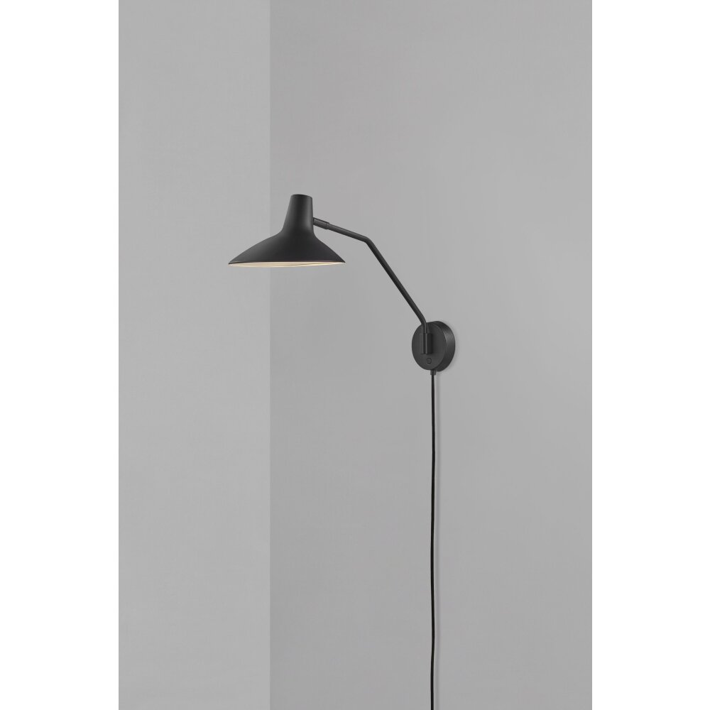 Design For The People by Nordlux DARCI Muurlamp Zwart, 1-licht