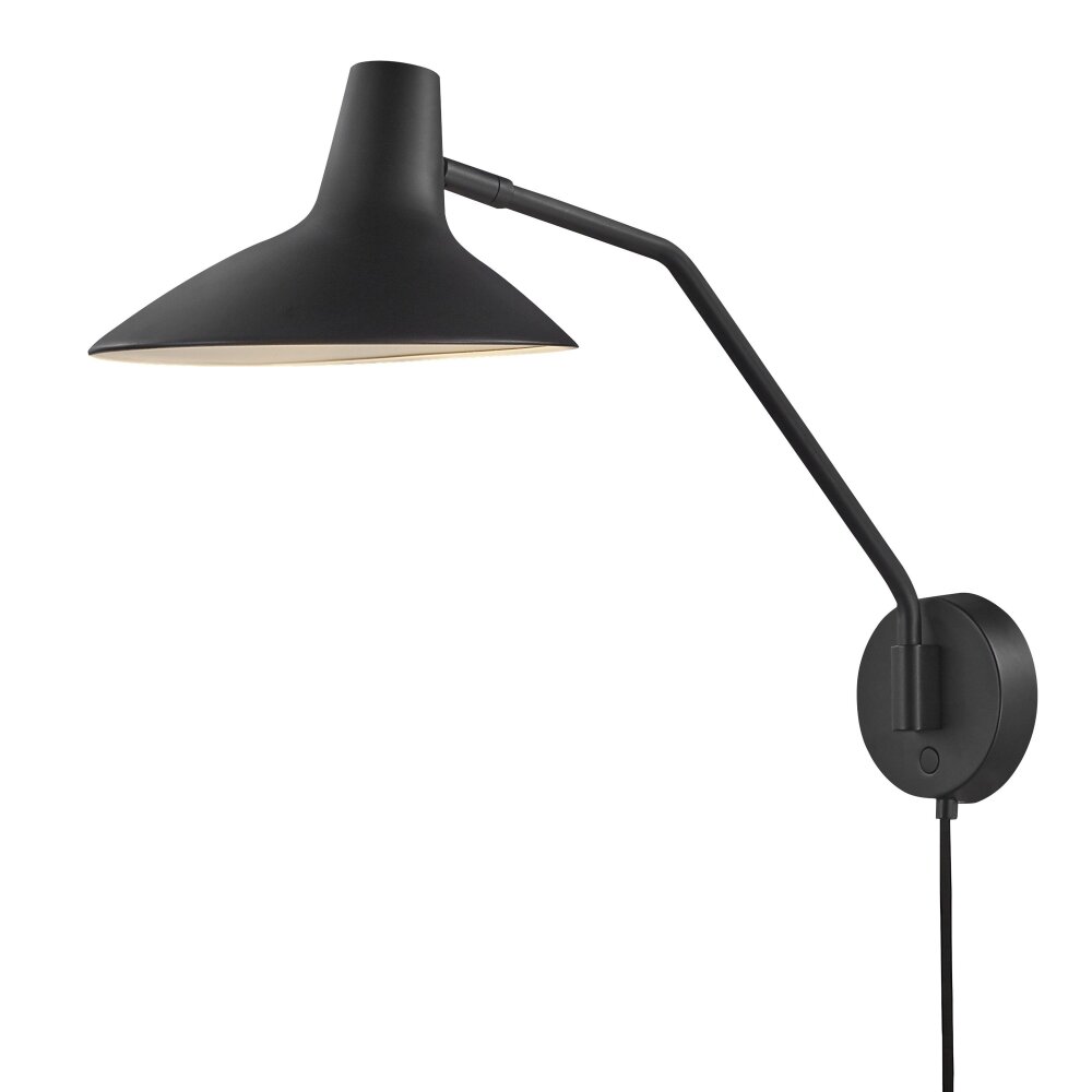 Design For The People by Nordlux DARCI Muurlamp Zwart, 1-licht