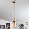 Dulcita Hanger Goud, 1-licht