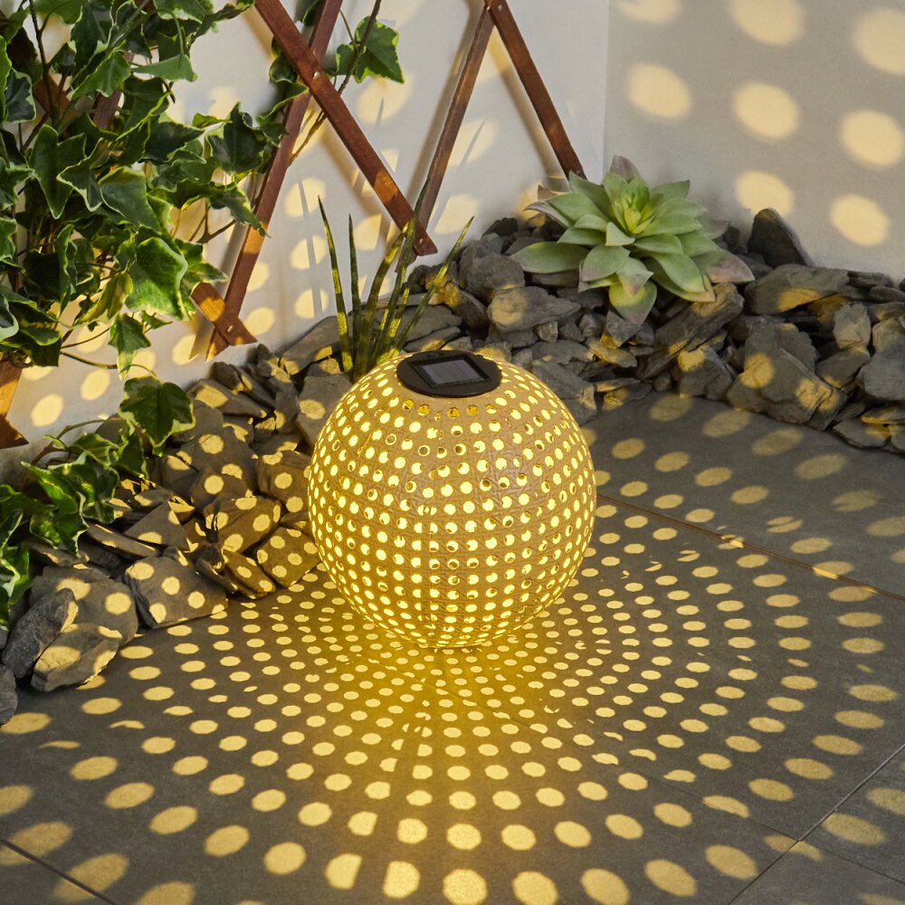Revere Solarlamp LED Bruin, Zwart, 1-licht