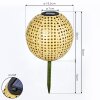 Revere Solarlamp LED Bruin, Zwart, 1-licht