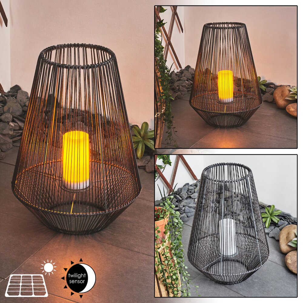Mendola Solarlamp LED Grijs, 1-licht main product photo