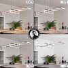 Omega Hanglamp LED Zilver, 1-licht