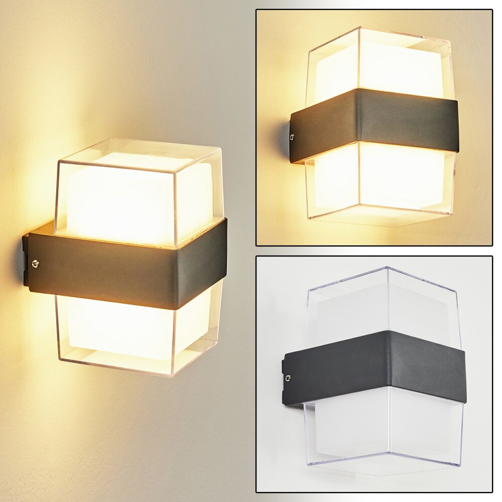 Cesta Buiten muurverlichting LED Zwart, 2-lichts main product photo