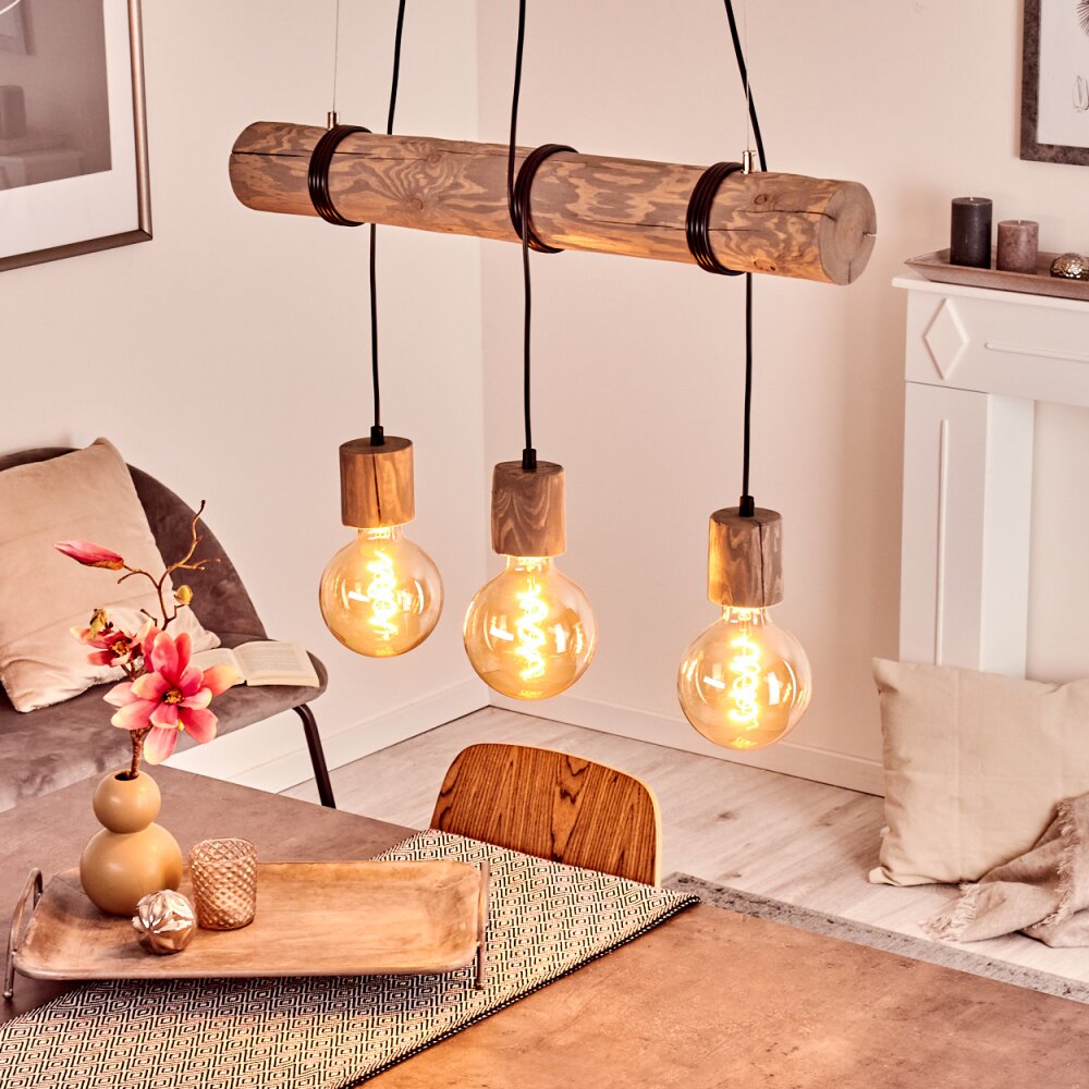 Canedo Hanglamp Grijs, Zwart, 3-lichts main product photo