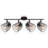 Globo JOSINA Spotlamp Bruin, 4-lichts