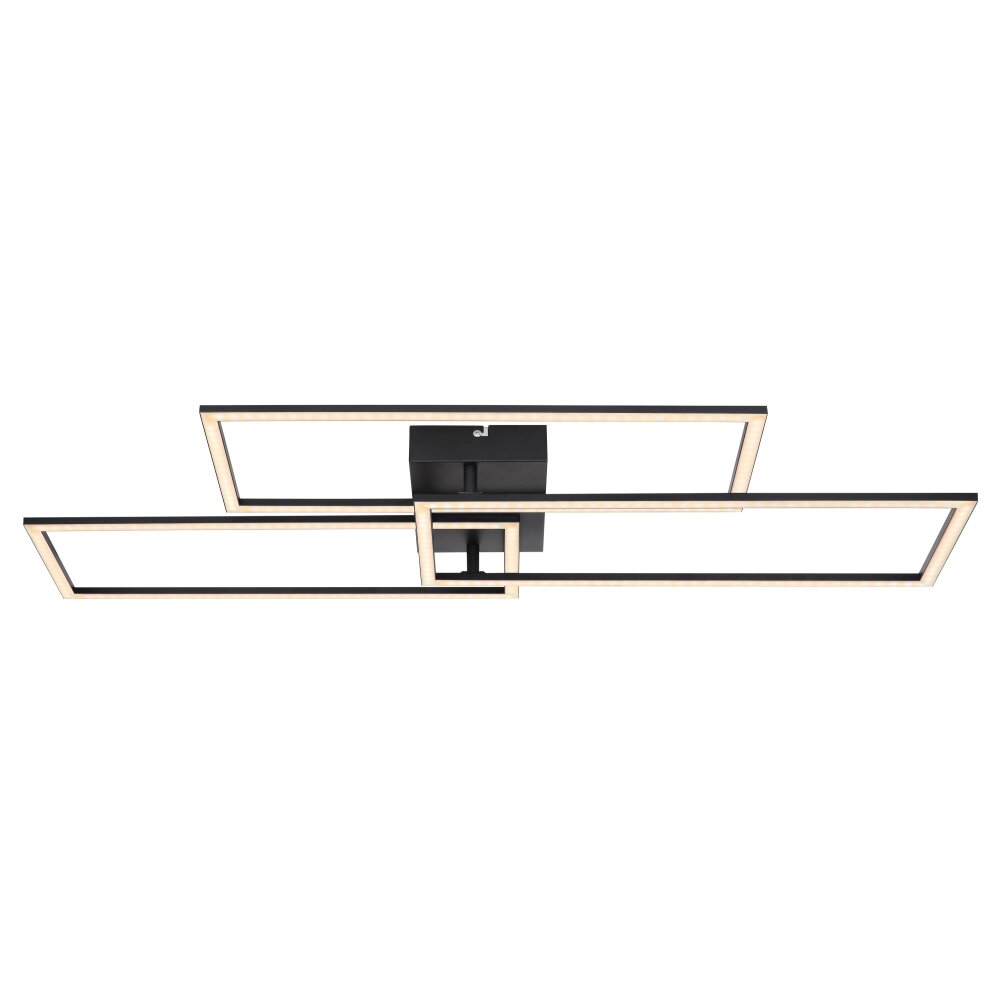 Globo TINY Plafondlamp LED Zwart, 1-licht, Afstandsbediening