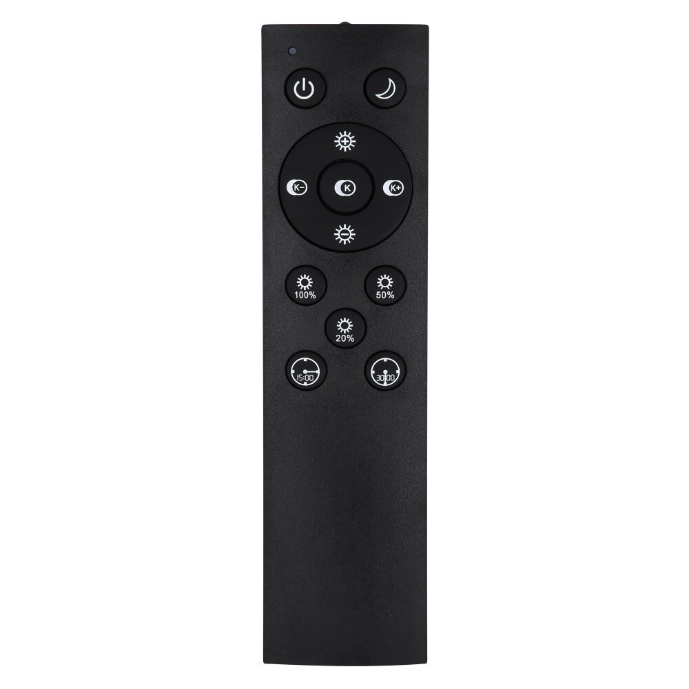 Globo TINY Plafondlamp LED Zwart, 1-licht, Afstandsbediening
