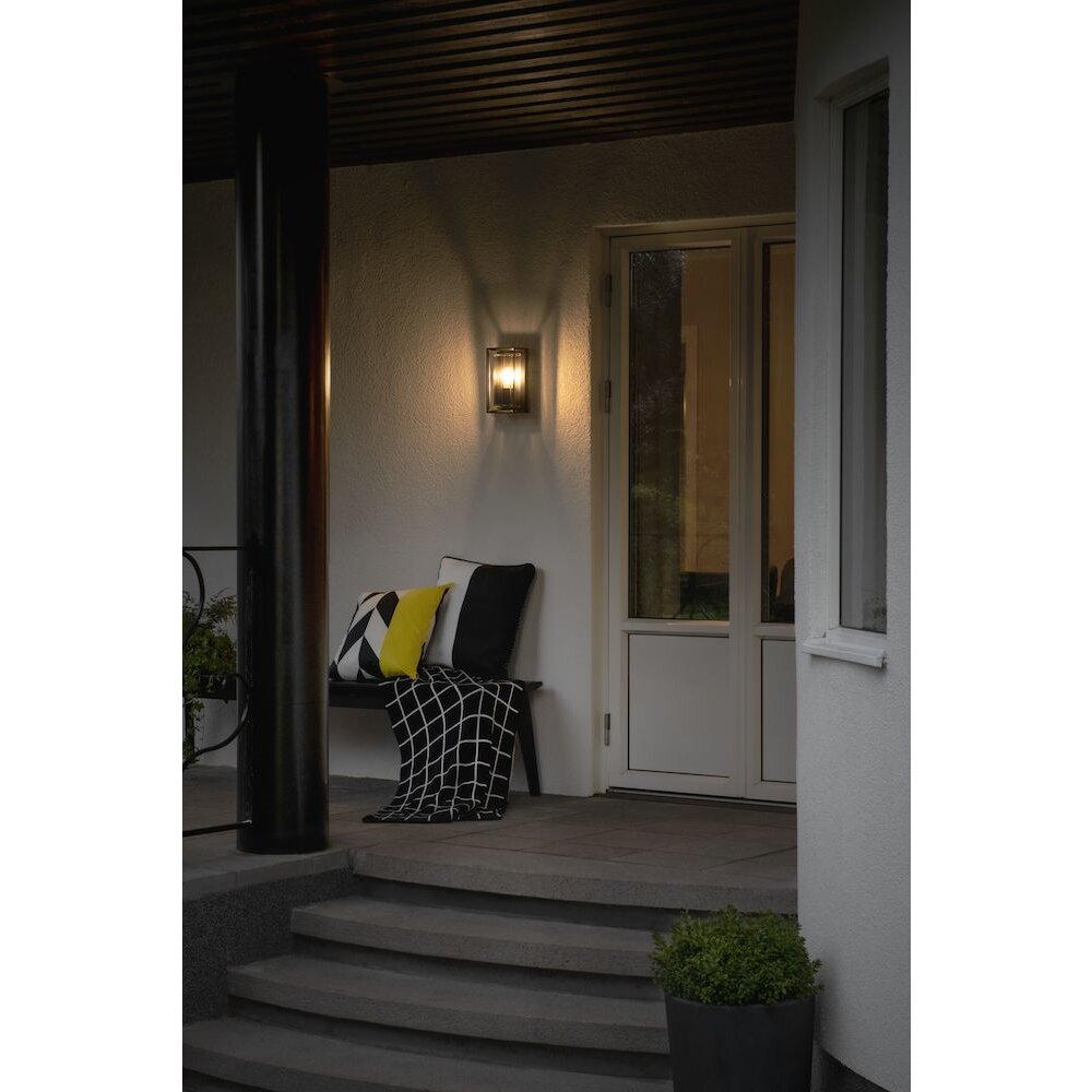 Konstsmide Brindisi Buiten muurverlichting Zwart, 1-licht main product photo