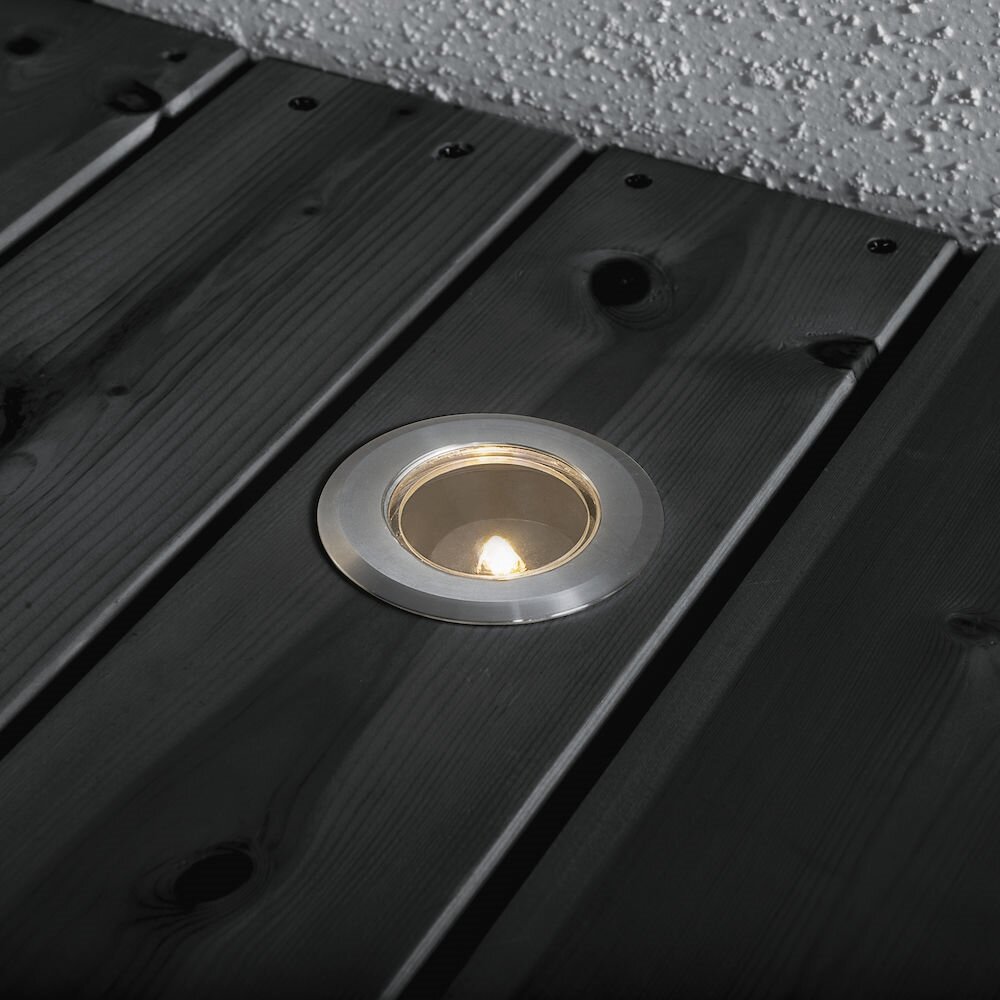 Konstsmide Mini inbouw grondverlichting Zilver, 3-lichts main product photo