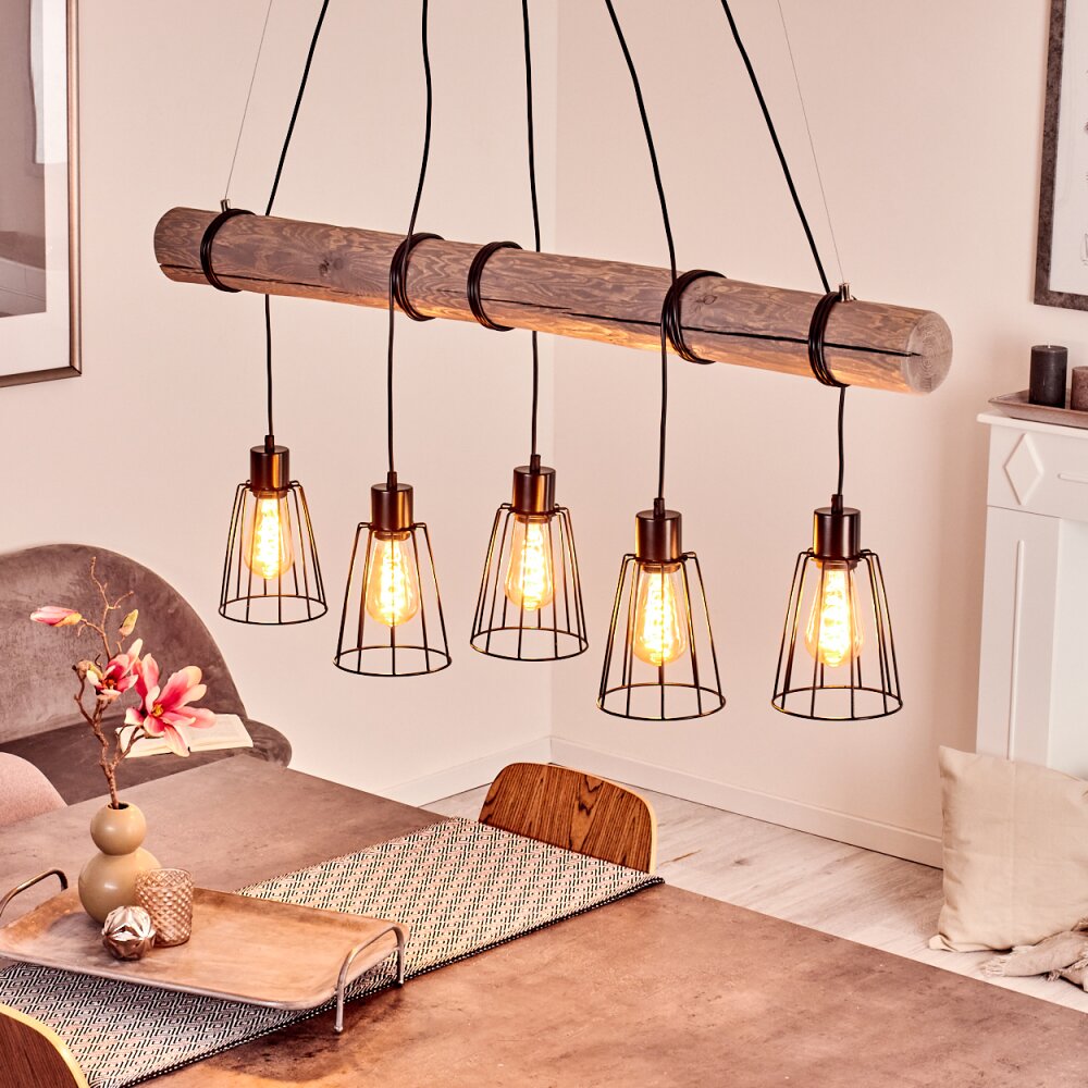Canedo Hanglamp Grijs, Zwart, 5-lichts main product photo