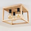 Torreglia Plafondlamp Bruin, Zwart, 4-lichts