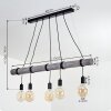 Canedo Hanglamp Grijs, Zwart, 5-lichts