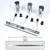 Vimodrone Hanglamp Nikkel mat, 3-lichts