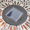 Samoao Solarlamp LED Koperkleurig, Zwart, Zilver, 1-licht