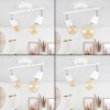 Musland Plafondlamp Chroom, Wit, 2-lichts