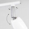 Musland Plafondlamp Chroom, Wit, 2-lichts